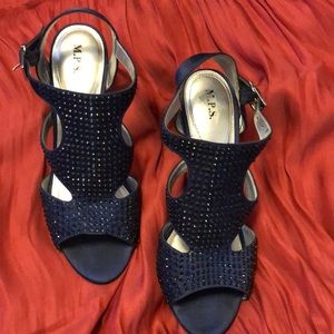 Royal Blue sandals w/optional string tank top